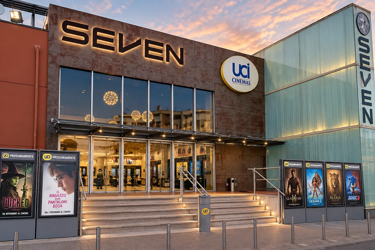 Ingresso di UCI Cinemas Seven a Gioia del Colle