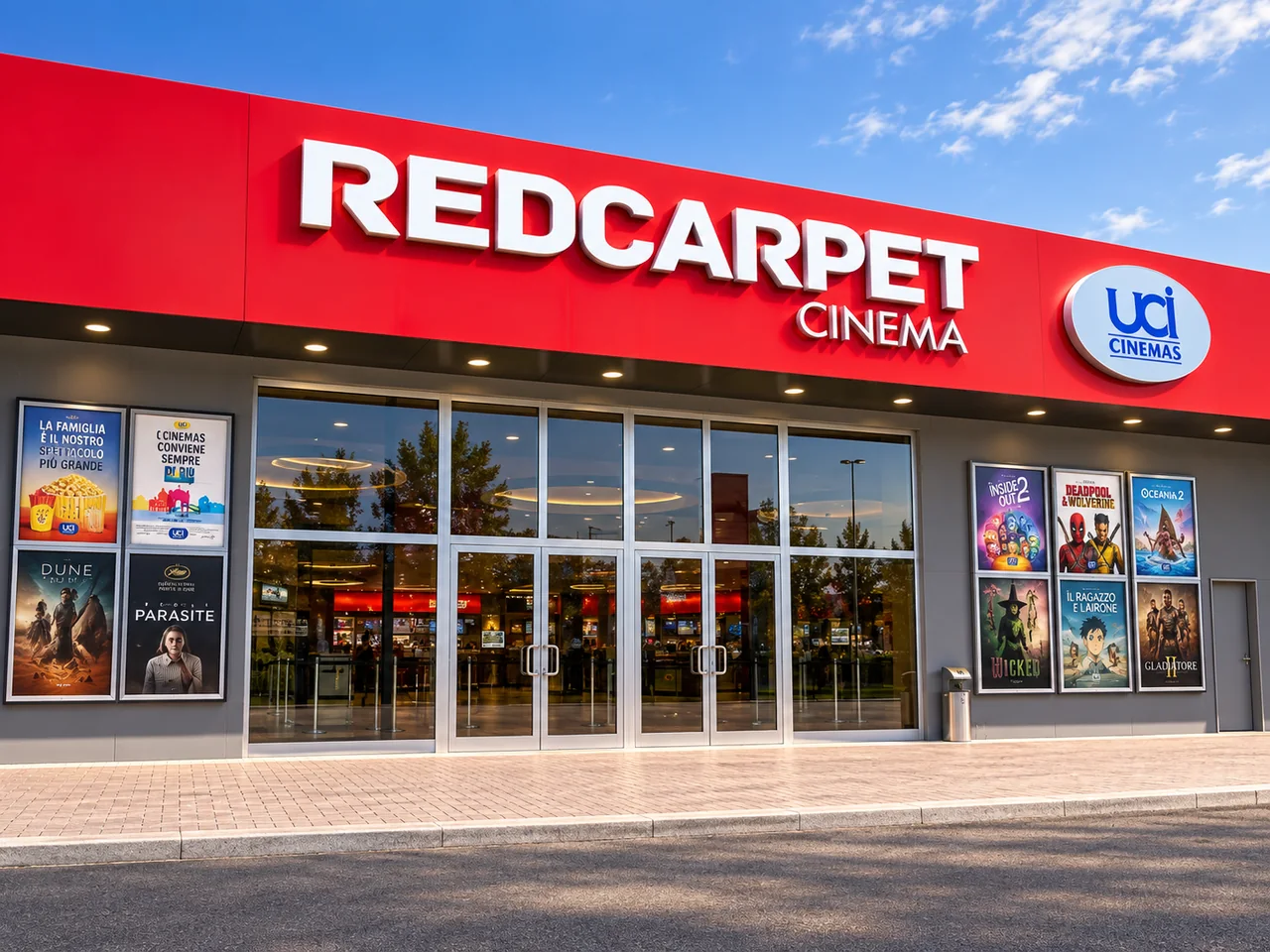 Ingresso di UCI Cinemas Red Carpet a Matera